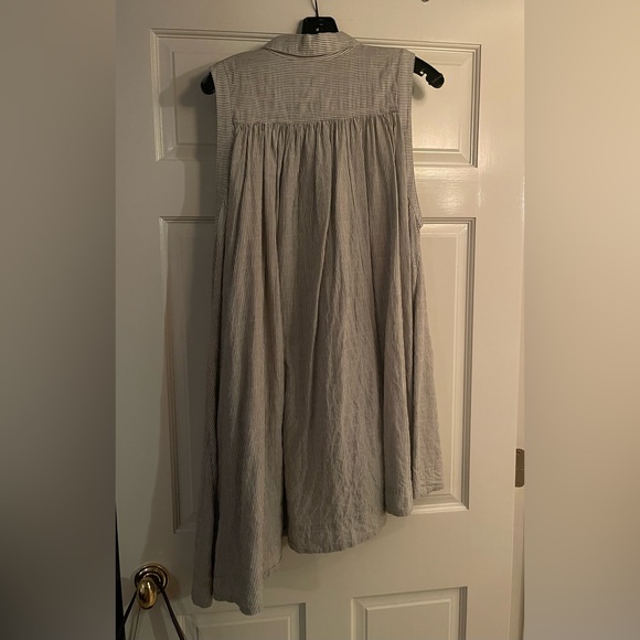 Free People asymmetrical linen dress- size S - Picture 3 of 3